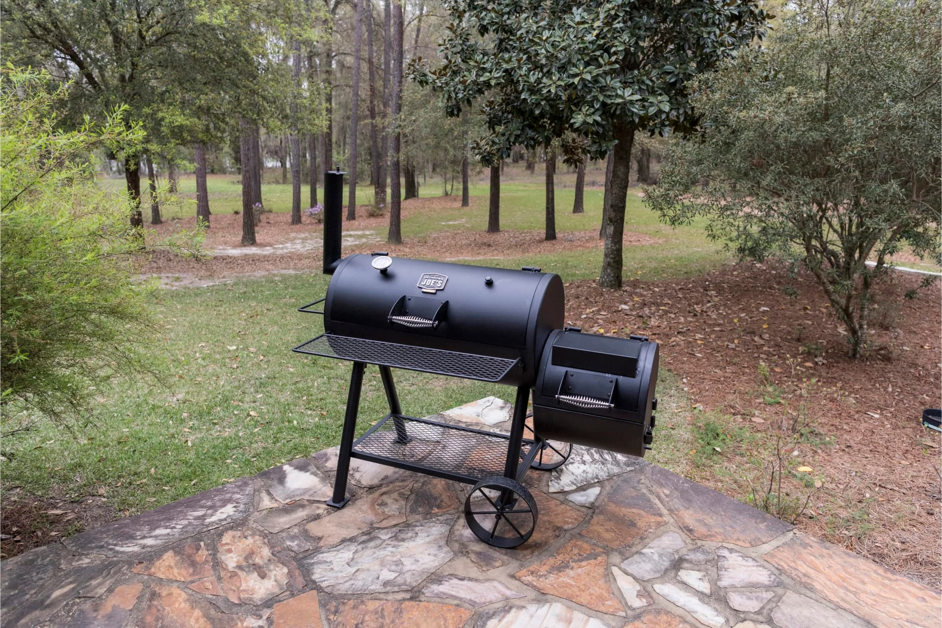 Highland offset smoker clearance