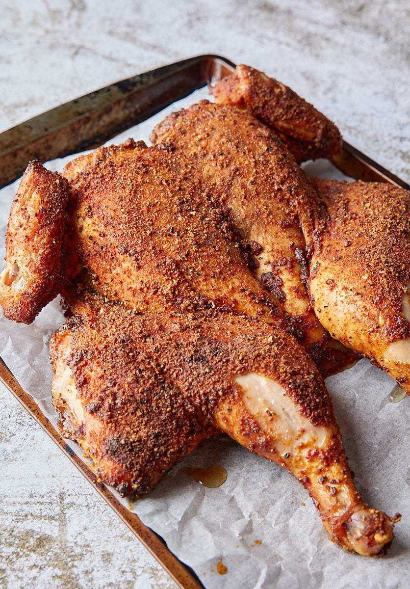 Smoked Spatchcock Chicken Recipe