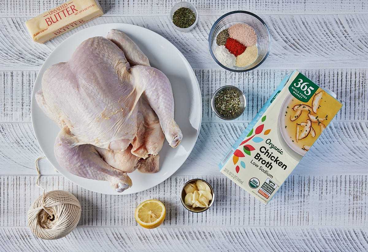 Smoked Whole Chicken Ingredients